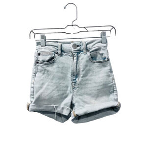 American Eagle Next Level Stretch Size 00 Denim Blue Jean Shorts Casual Cotton